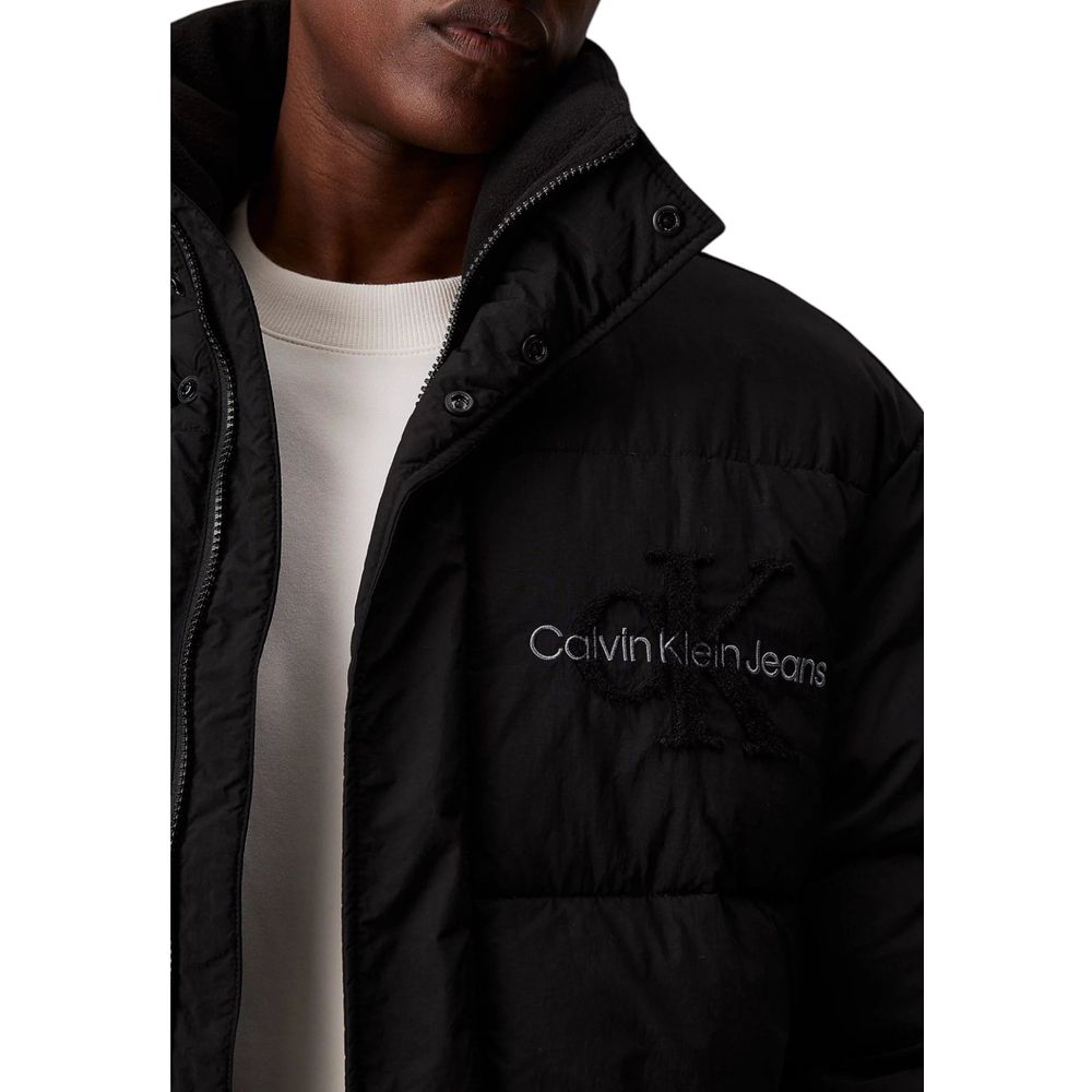 Calvin Klein Jeans Black Recycled Polyamide Jackets & Coat
