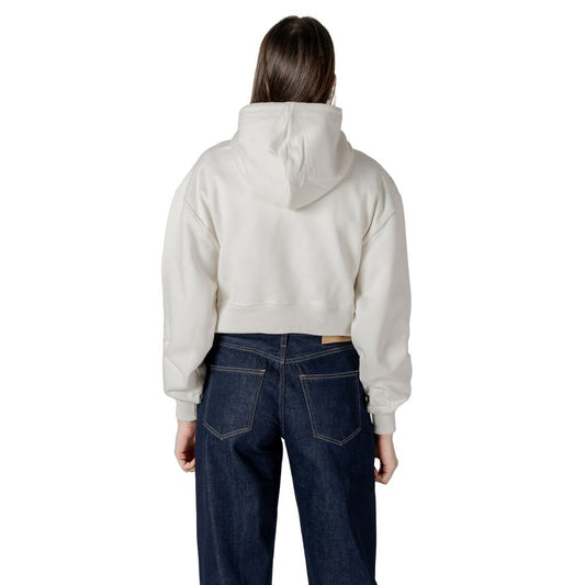 Calvin Klein Jeans Cream Cotton Hoody