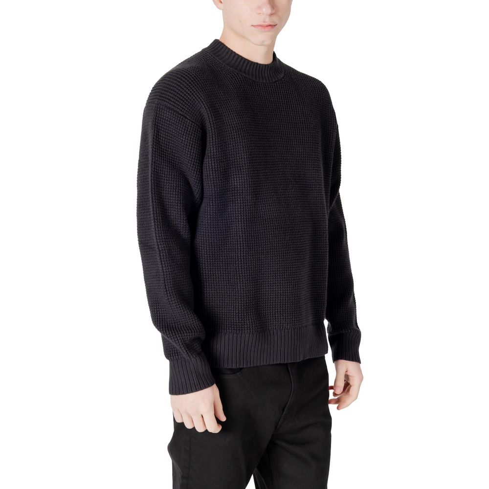 Calvin Klein Jeans Black Organic Cotton Sweater $222.00 Calvin Klein Jeans Luzworld
