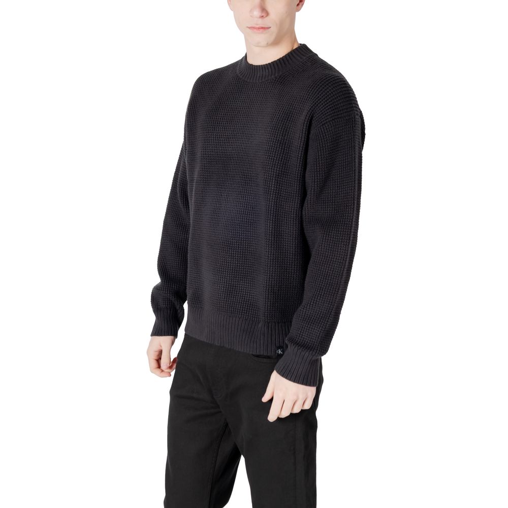 Calvin Klein Jeans Black Organic Cotton Sweater $222.00 Calvin Klein Jeans Luzworld