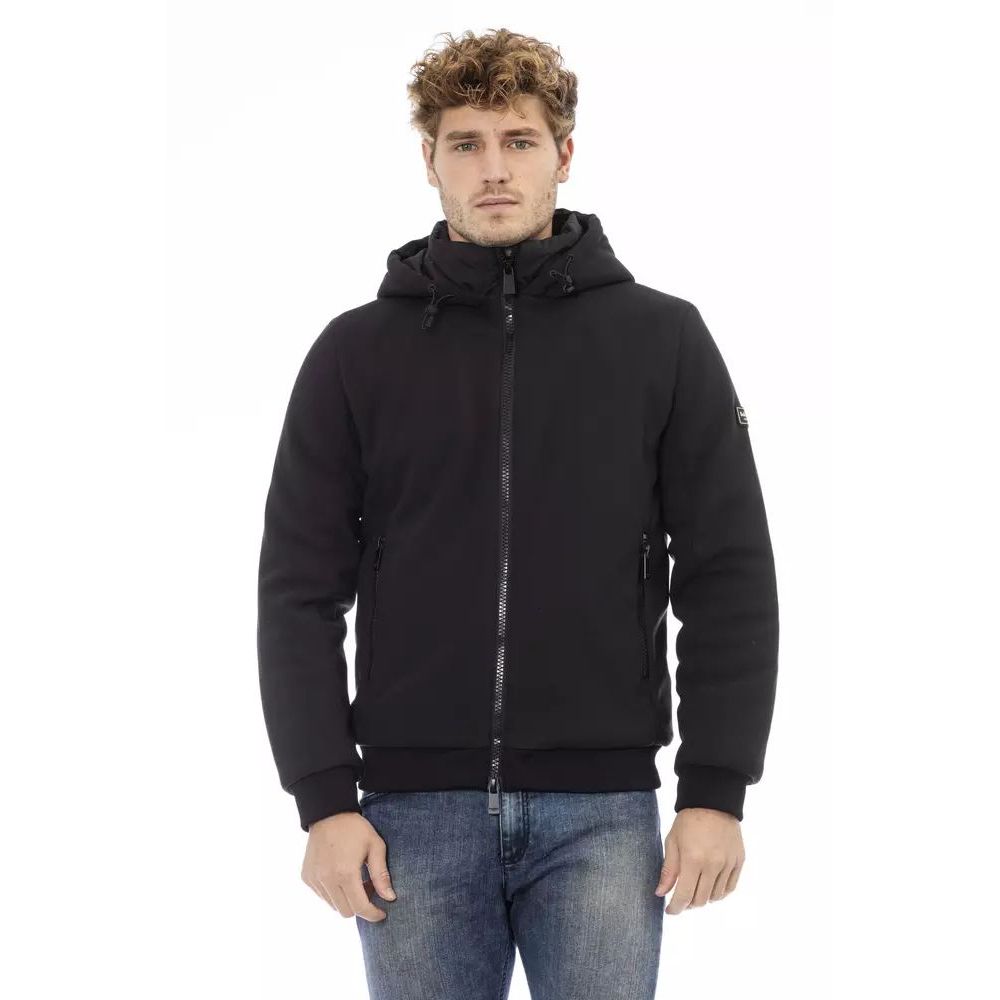 Baldinini Trend Black Polyester Hoody $594.00 Baldinini Trend Luzworld