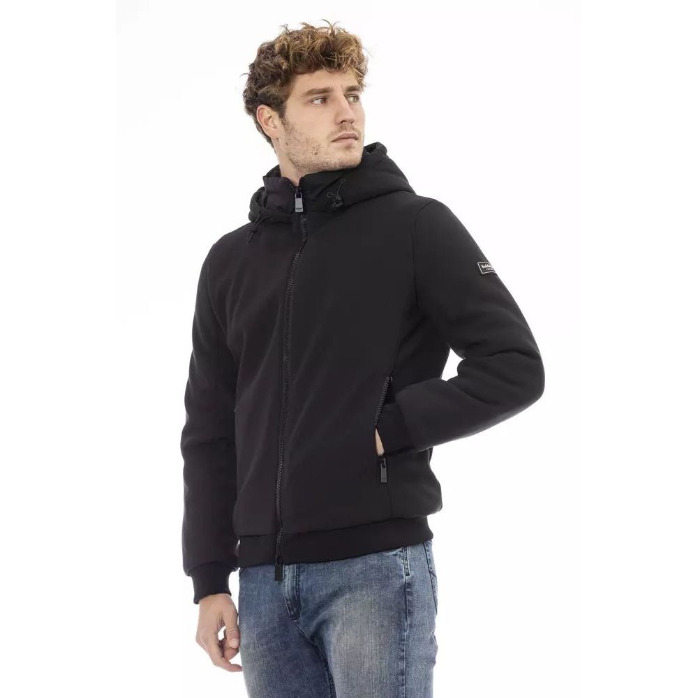 Baldinini Trend Black Polyester Hoody $594.00 Baldinini Trend Luzworld