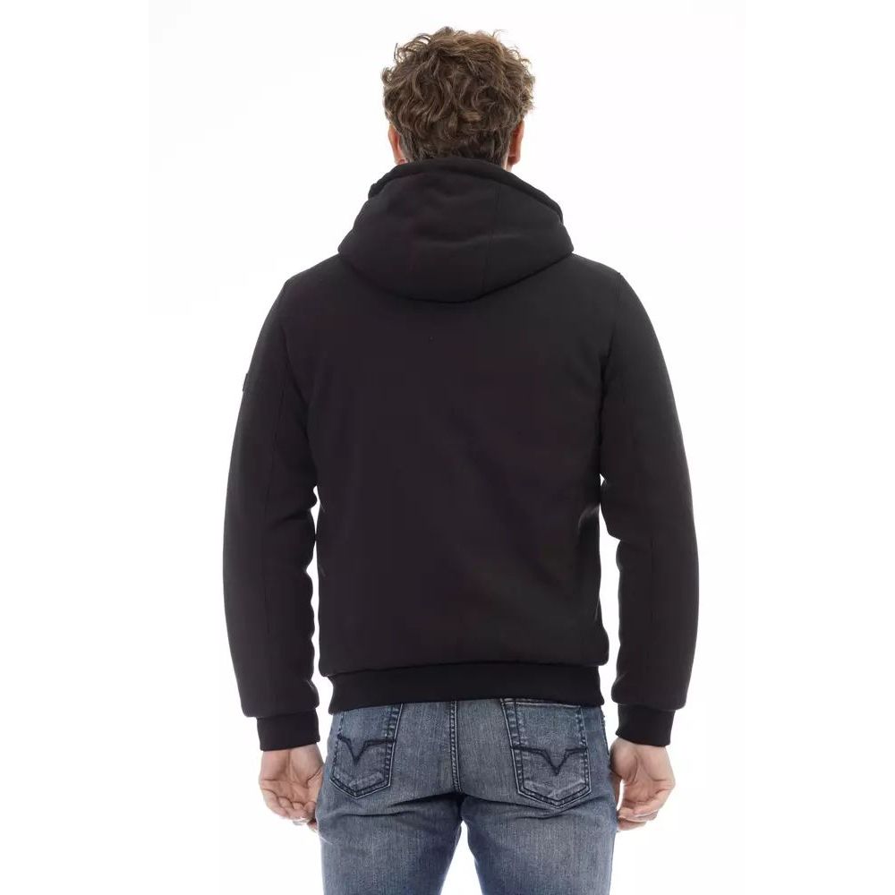 Baldinini Trend Black Polyester Hoody $594.00 Baldinini Trend Luzworld