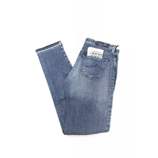 Jacob Cohen Blue Cotton Jeans & Pant $782.00 Jacob Cohen Luzworld
