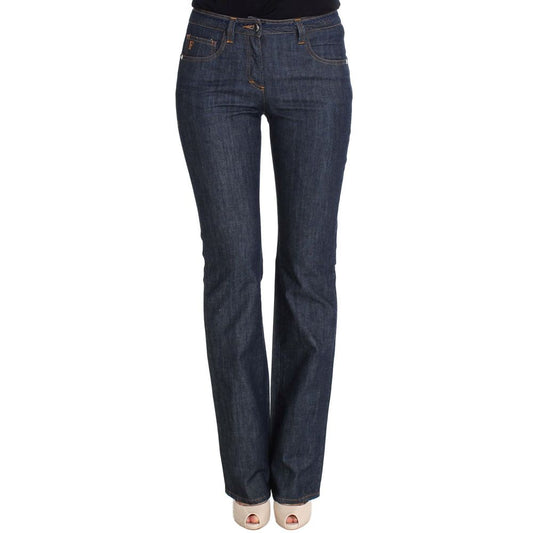 Ferre Blue Cotton Jeans & Pant $877.00 Ferre Luzworld