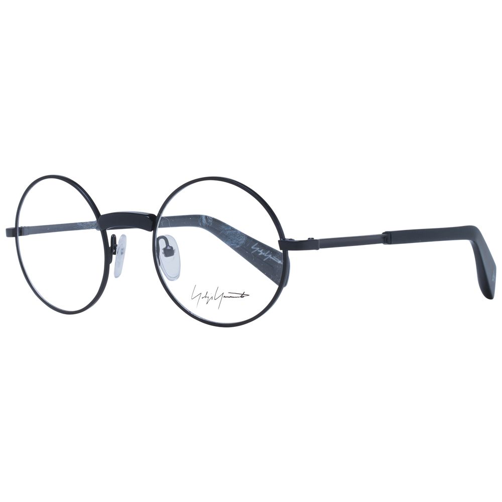 Yohji Yamamoto Black Men Glasses Frame $792.00 Yohji Yamamoto Luzworld