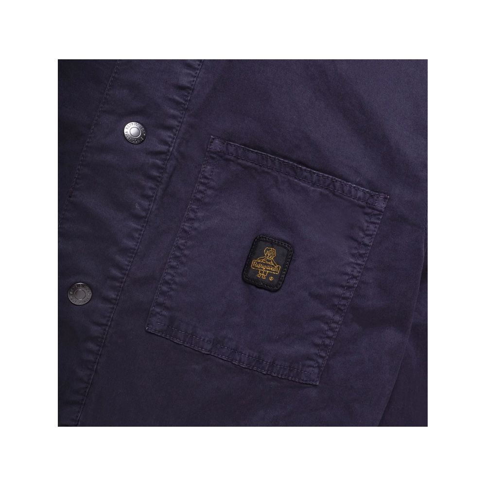 Refrigiwear Blue Cotton Men's Jacket $495.00 Refrigiwear Luzworld
