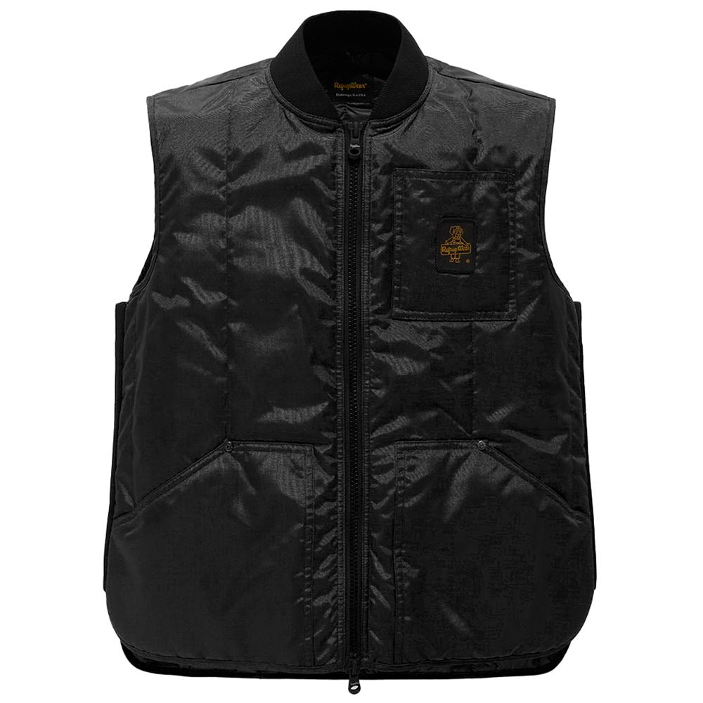 Refrigiwear Black Polyester Men Vest $307.00 Refrigiwear Luzworld