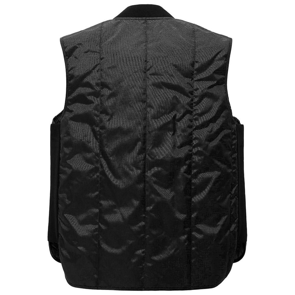 Refrigiwear Black Polyester Men Vest $307.00 Refrigiwear Luzworld