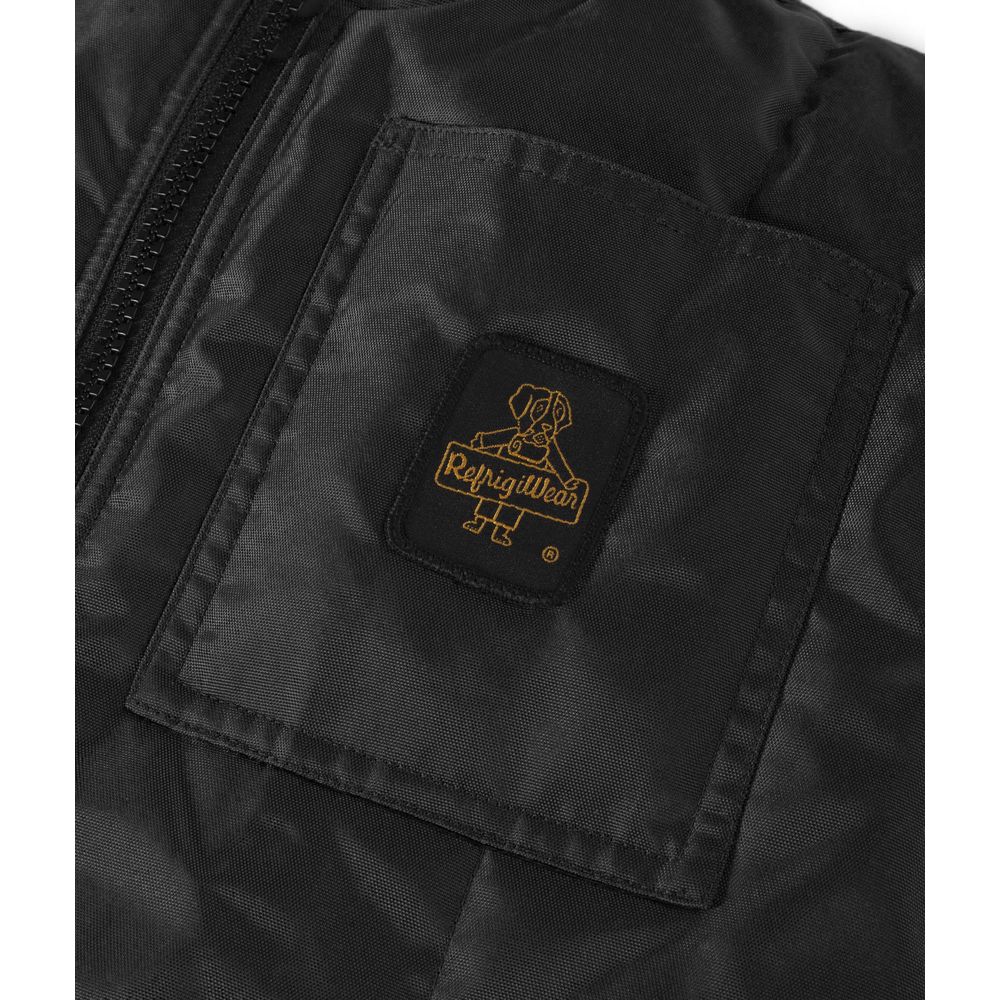 Refrigiwear Black Polyester Men Vest $307.00 Refrigiwear Luzworld