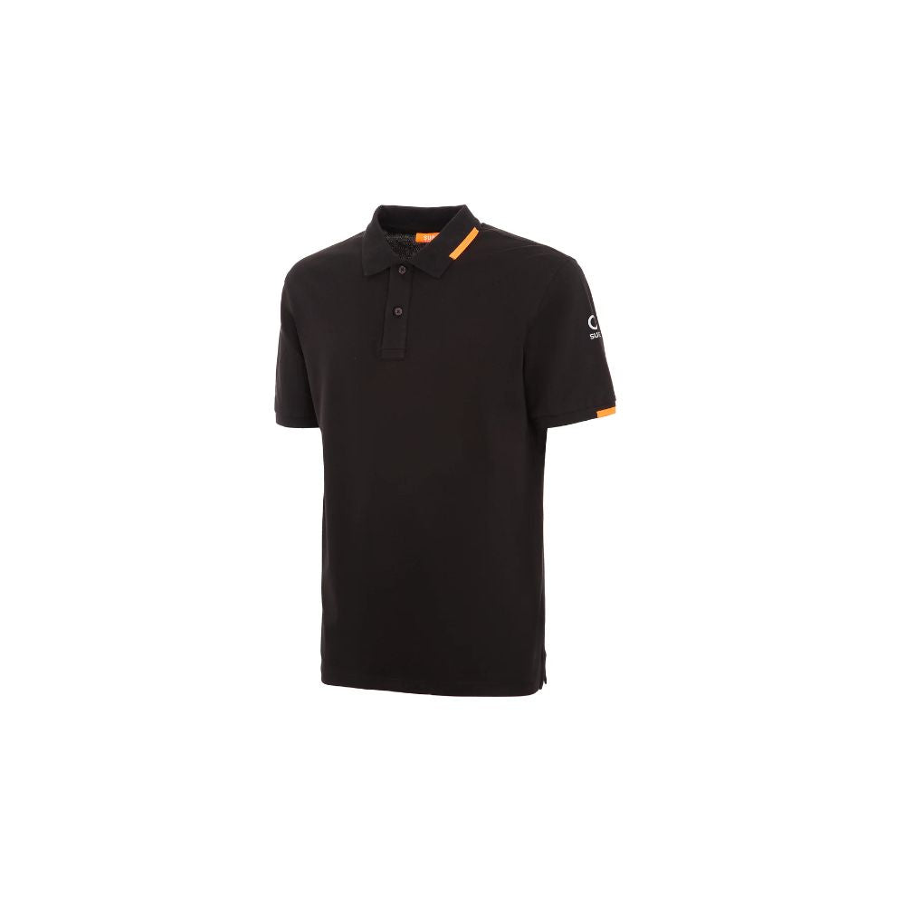 Suns Black Cotton Polo Shirt $157.00 Suns Luzworld
