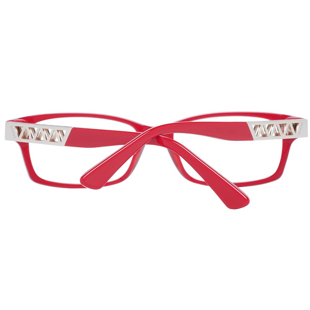 Guess Red Women Glasses Frame $441.00 Guess Luzworld