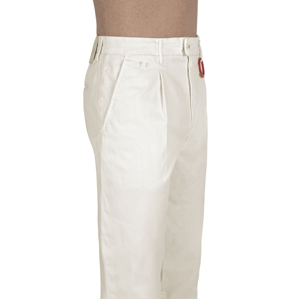 Tramarossa White Cotton Men Jeans $496.00 Tramarossa Luzworld