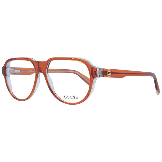 Guess Orange Men Glasses Frame $226.00 Guess Luzworld