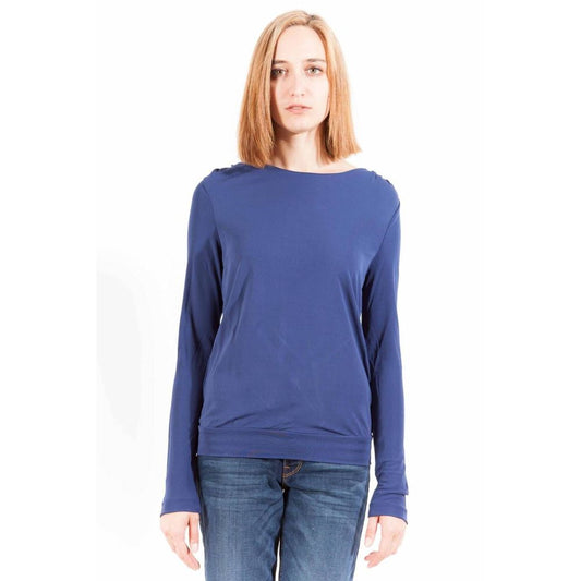 Gant Blue Viscose Women Top $446.00 Gant Luzworld