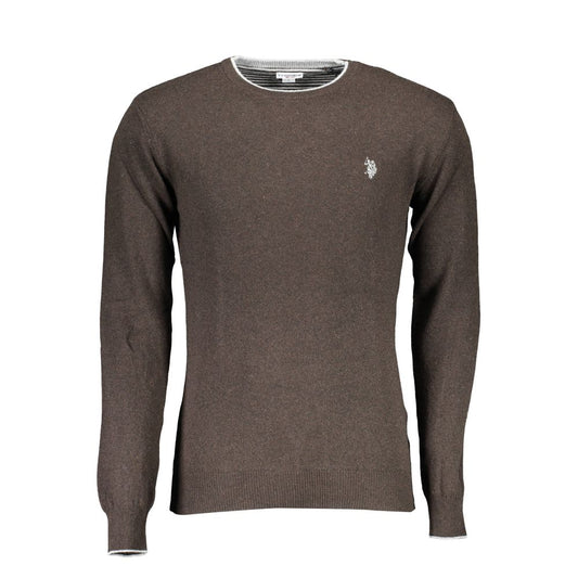 U.S. POLO ASSN. Brown Wool Men Sweater $230.00 U.S. POLO ASSN. Luzworld