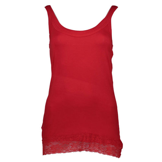 Silvian Heach Red Cotton Women Top $116.00 Silvian Heach Luzworld