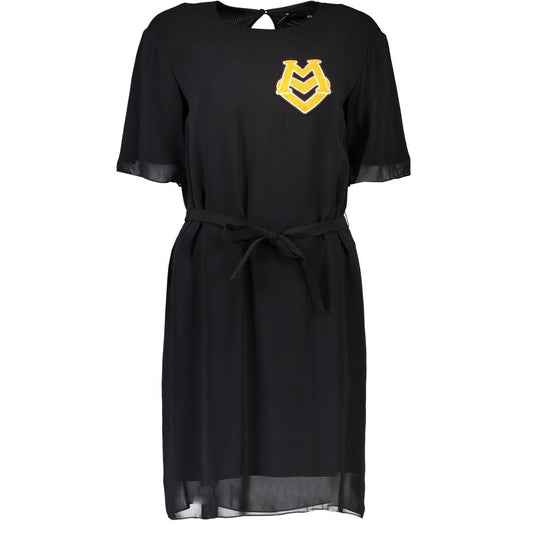 Love Moschino Black Other Fibres Women Dress $832.00 Love Moschino Luzworld
