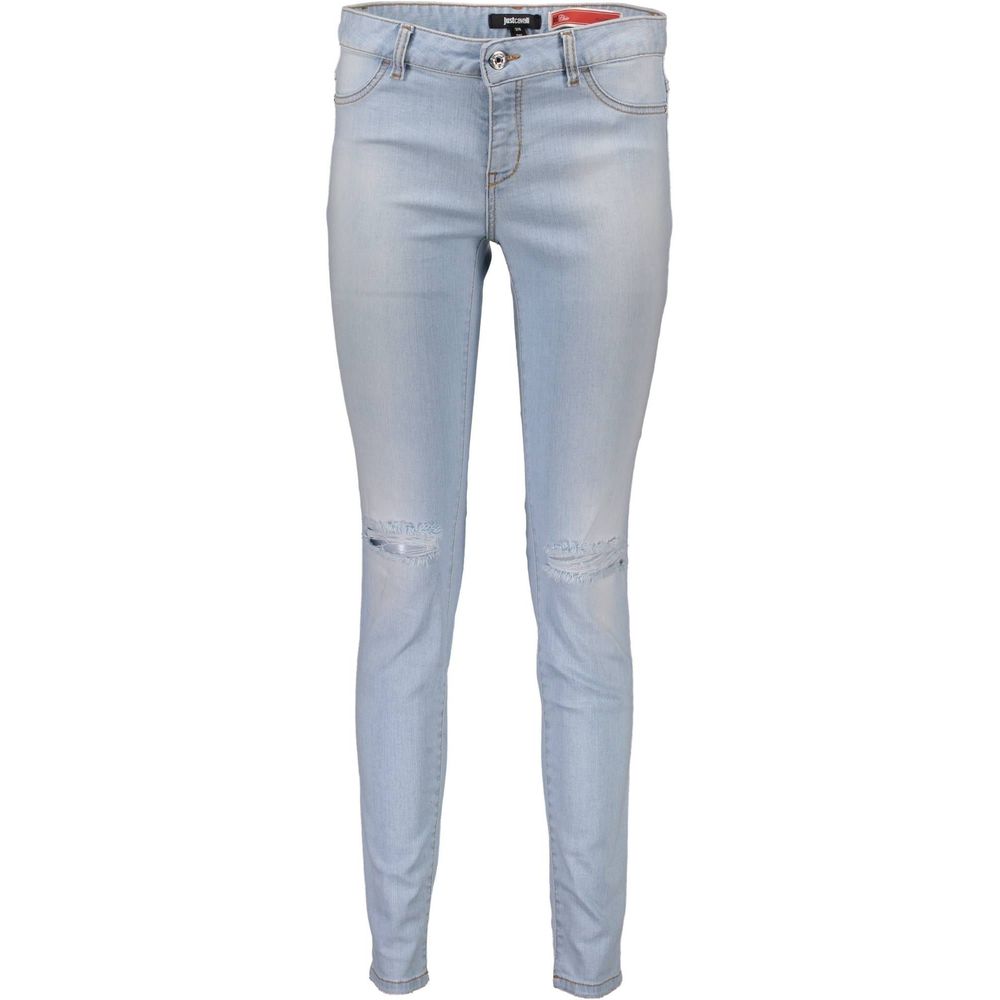 Just Cavalli Blue Cotton Women Jeans $1256.00 Just Cavalli Luzworld