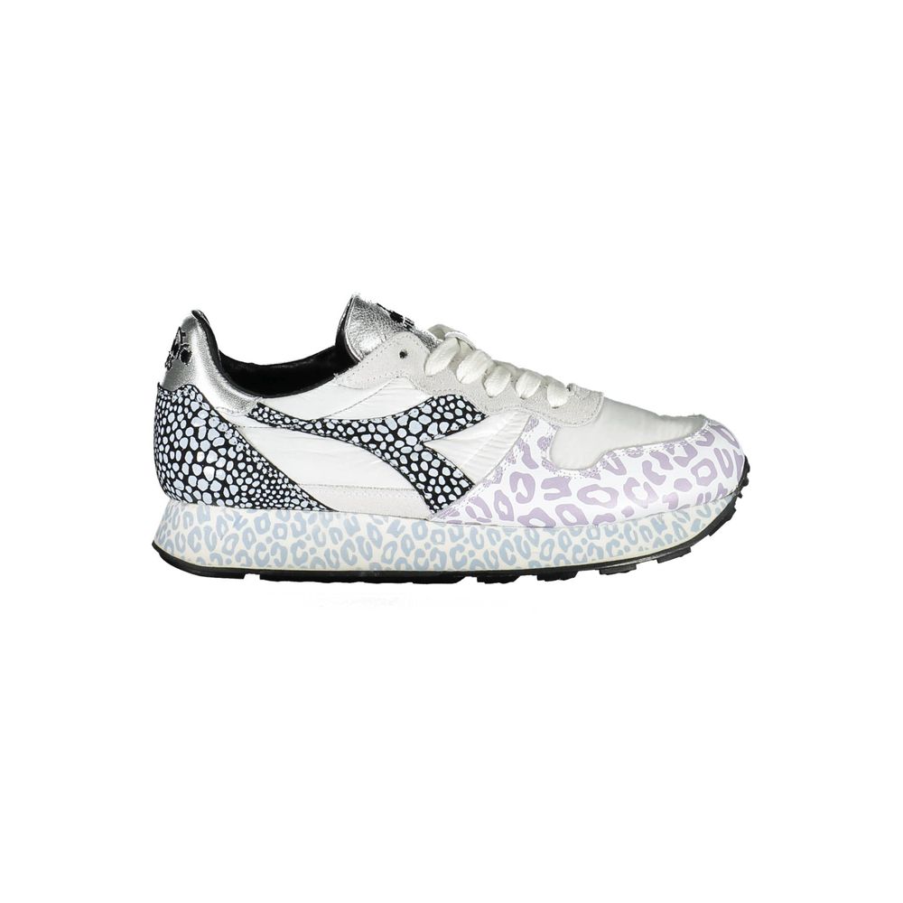 Diadora White Fabric Women Sneaker $510.00 Diadora Luzworld