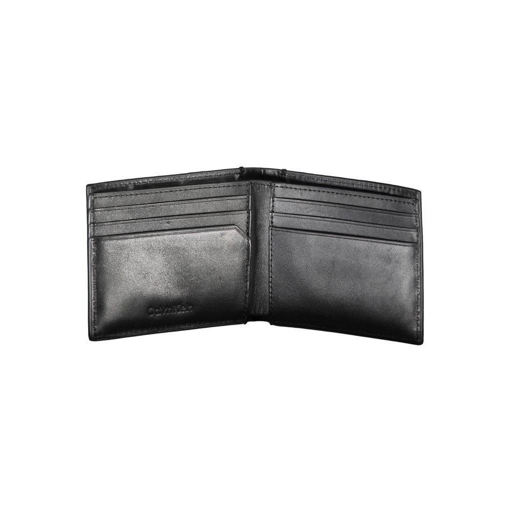 Calvin Klein Black Eco Leather Men Wallet $208.00 Calvin Klein Luzworld