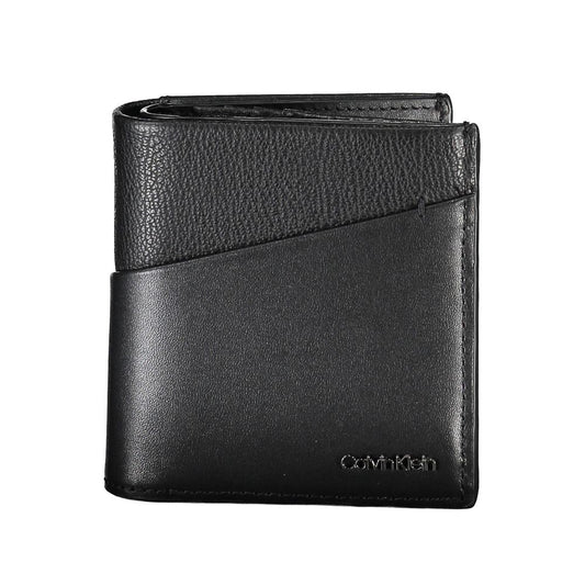 Calvin Klein Black Recycled Polyester Men Wallet $208.00 Calvin Klein Luzworld
