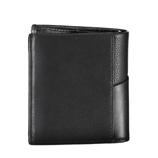 Calvin Klein Black Recycled Polyester Men Wallet $208.00 Calvin Klein Luzworld