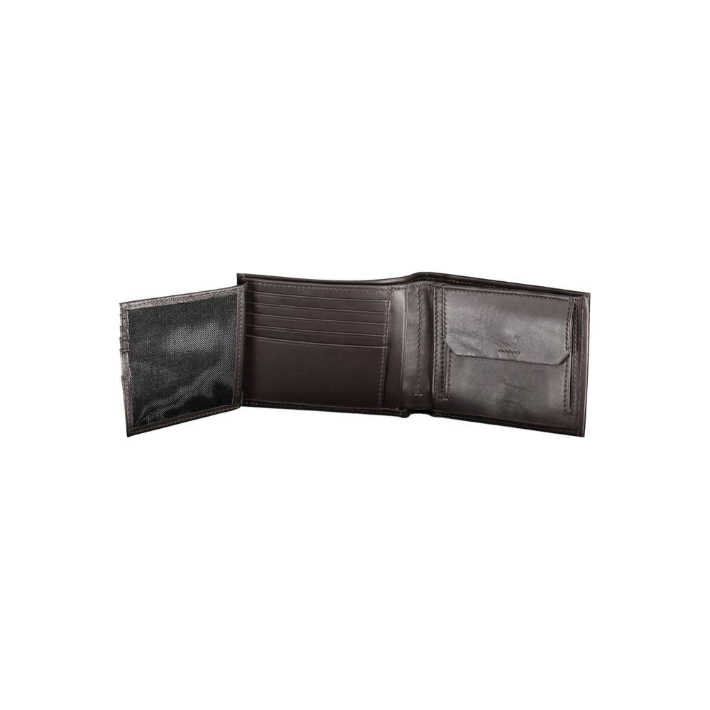 Calvin Klein Brown Leather Men Wallet $208.00 Calvin Klein Luzworld