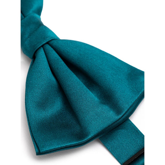 Dolce & Gabbana Green Silk Bowty