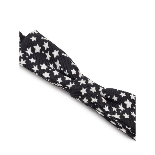 Dolce & Gabbana Black Silk Bowty