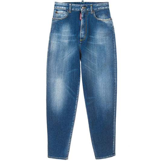 Dsquared² Blue Cotton Jeans Denim $833.00 Dsquared² Luzworld