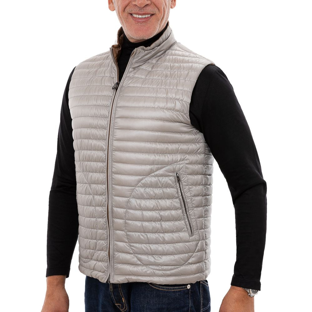 Herno Brown Polyamide Sleveless Jacket $897.00 Herno Luzworld