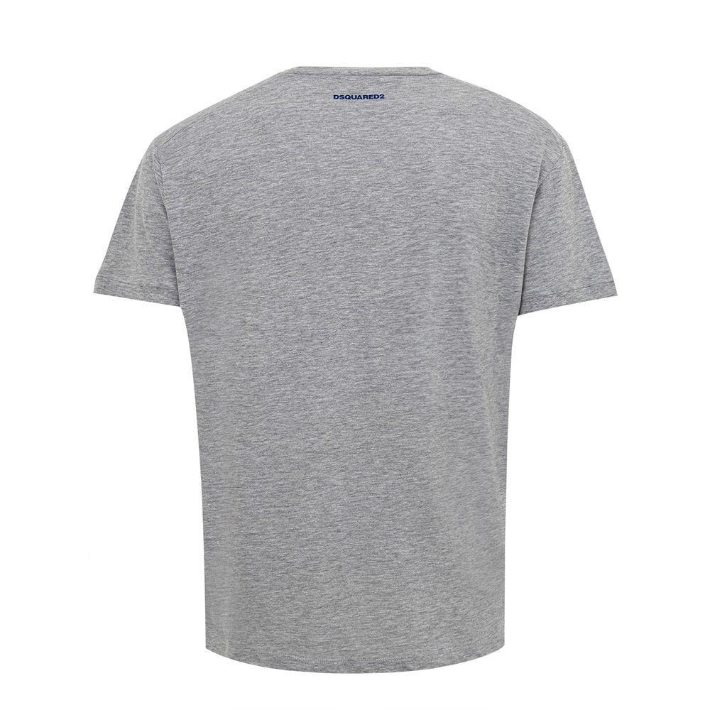 Dsquared² Gray Cotton T-Shirt $564.00 Dsquared² Luzworld
