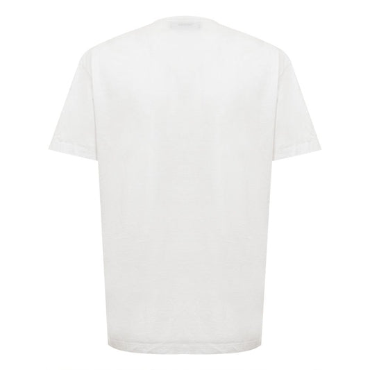 Dsquared² Chic White Cotton Staple Tee $570.00 Dsquared² Luzworld