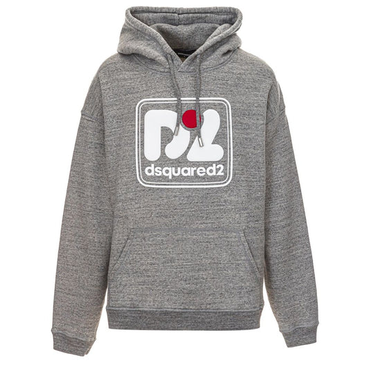 Dsquared² Gray Cotton Hoody $1162.00 Dsquared² Luzworld