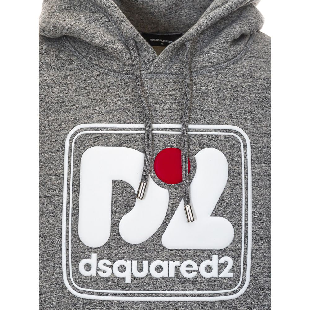 Dsquared² Gray Cotton Hoody $1162.00 Dsquared² Luzworld