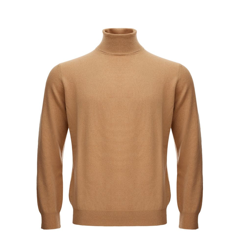 KANGRA Elegant Woolen Brown Sweater for Men $552.00 KANGRA Luzworld