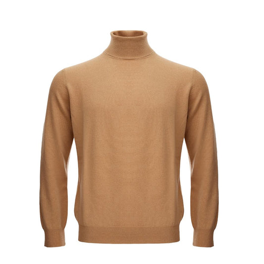 KANGRA Elegant Woolen Brown Sweater for Men $552.00 KANGRA Luzworld