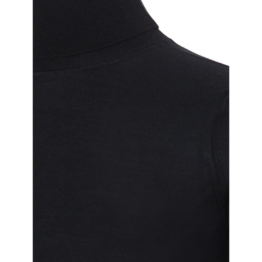 Colombo Italian Cashmere Luxury Black Sweater $1443.00 Colombo Luzworld