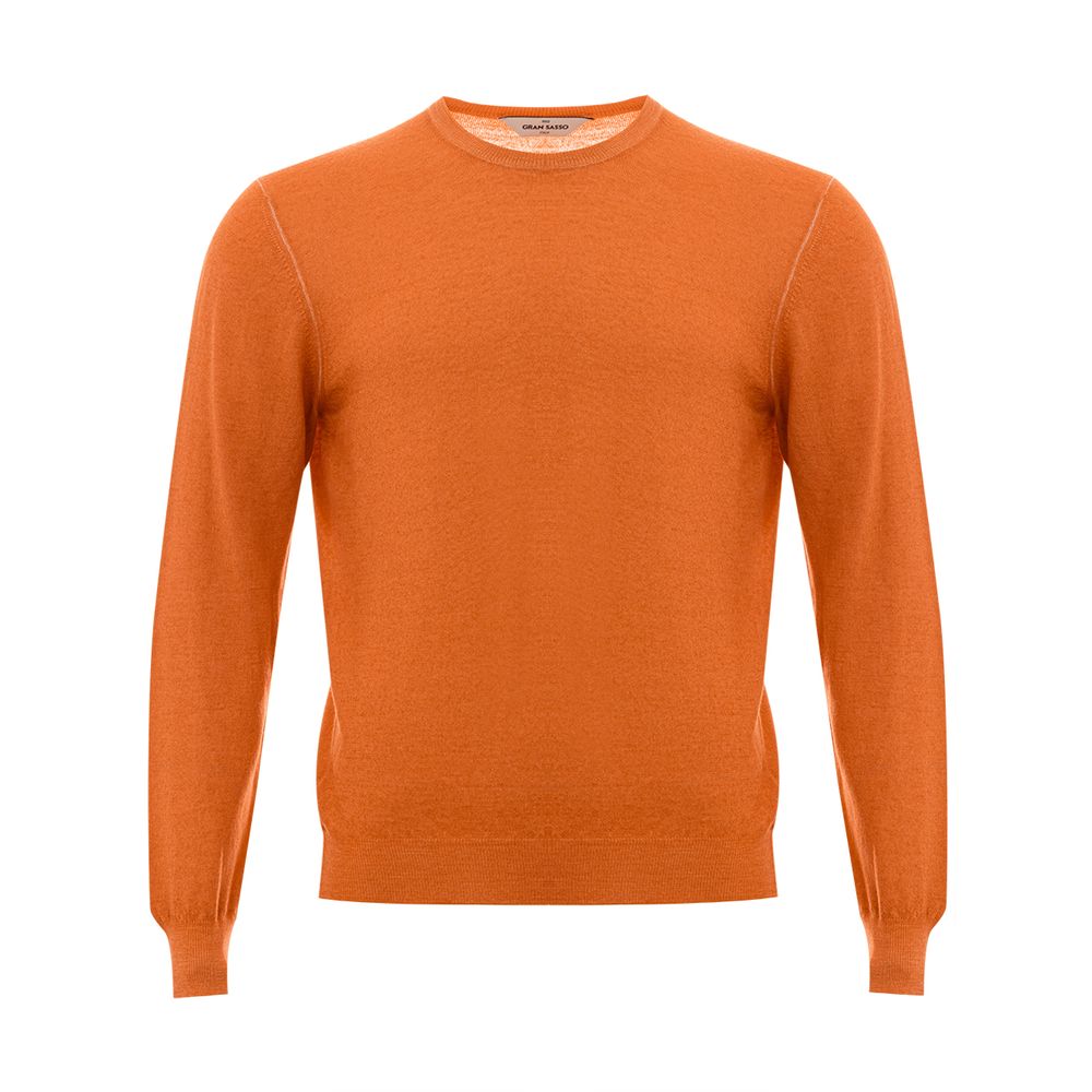 Gran Sasso Orange Wool Sweater $287.00 Gran Sasso Luzworld