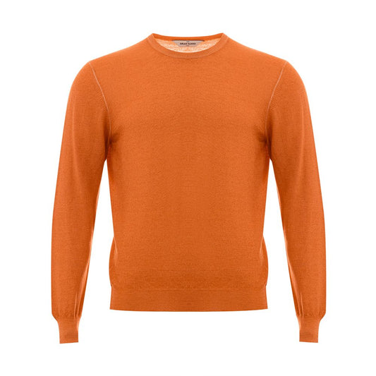 Gran Sasso Orange Wool Sweater $287.00 Gran Sasso Luzworld