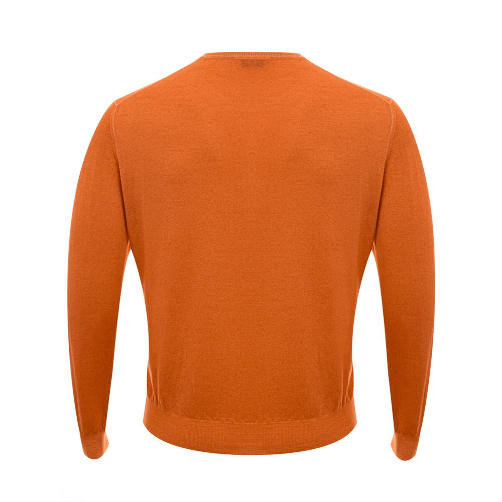 Gran Sasso Orange Wool Sweater $287.00 Gran Sasso Luzworld