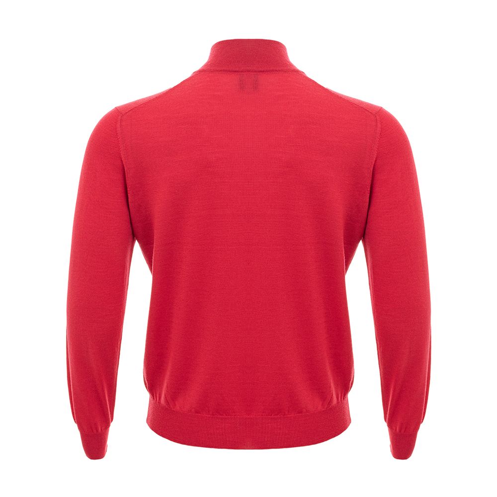 Gran Sasso Elegant Crimson Wool T-Shirt for Men $360.00 Gran Sasso Luzworld