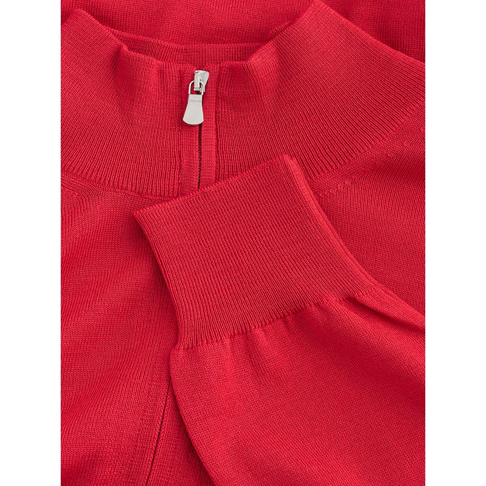 Gran Sasso Elegant Crimson Wool T-Shirt for Men $360.00 Gran Sasso Luzworld