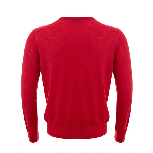 Gran Sasso Elegant Red Wool Sweater for Men $341.00 Gran Sasso Luzworld