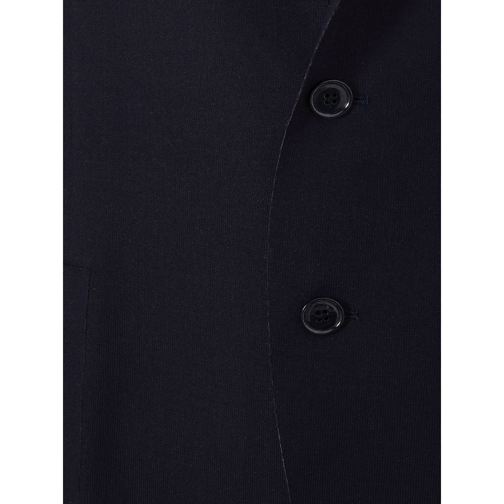 Elegant Blue Cotton Lardini Jacket $1743.00 Lardini Luzworld