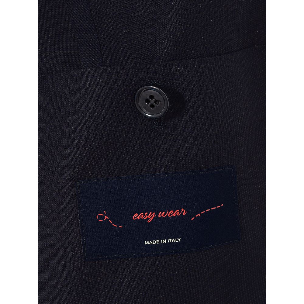 Elegant Blue Cotton Lardini Jacket $1743.00 Lardini Luzworld