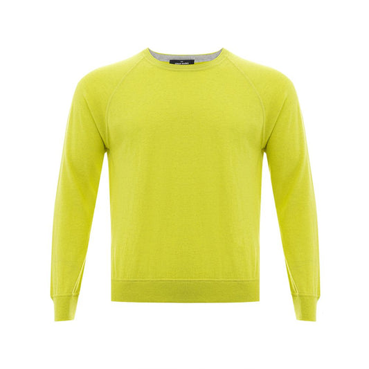 Gran Sasso Sunny Yellow Italian Cotton Sweater $333.00 Gran Sasso Luzworld