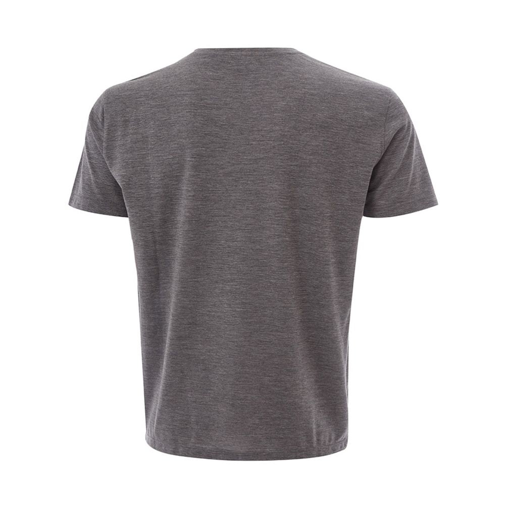 Lardini Elegant Gray Woolen Designer T-Shirt $538.00 Lardini Luzworld