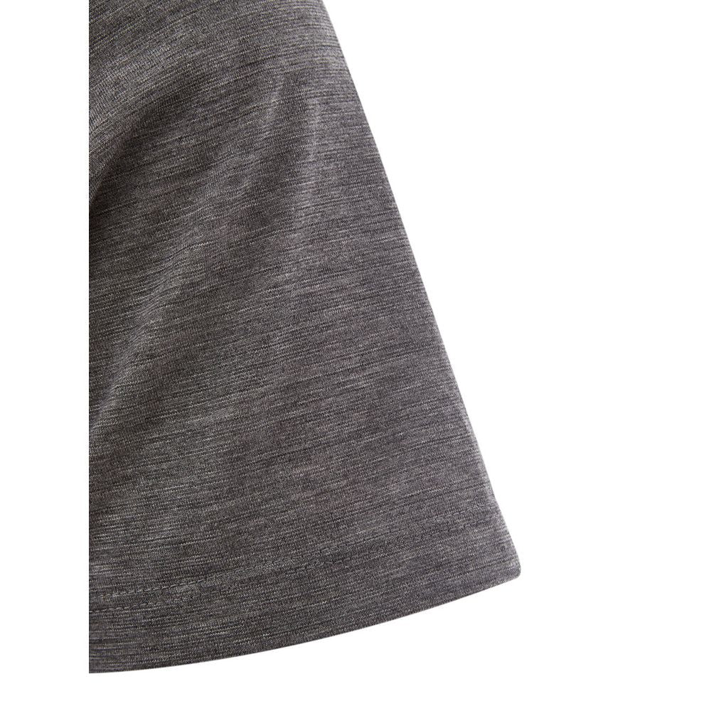 Lardini Elegant Gray Woolen Designer T-Shirt $538.00 Lardini Luzworld